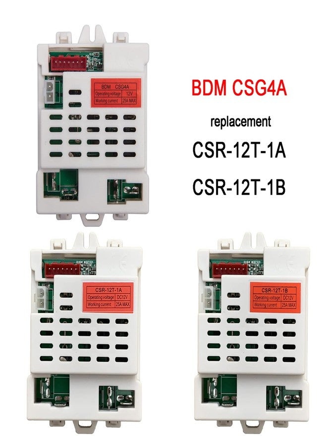 weelye سيارة ركوب كهربائية للأطفال من ويلي BDM CSG4A بجهد 12 فولت، مزودة بجهاز تحكم عن بعد بلوتوث 2.4 جيجا هرتز وجهاز استقبال، وملحقات صندوق التحكم، وقطع غيار CSR-12T-1B - Image 2
